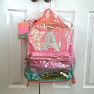 Justice (Girls) Backpack & Matching Coin Purse